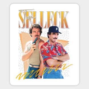 Tom Selleck --- 80s Aesthetic Design Magnet